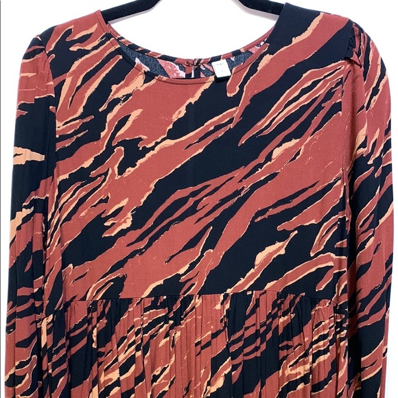 BP Brown and Black Long Sleeve Dress - Picture 4 of 7